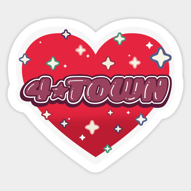 4*TOWN! (Meilin's) Sticker by HoneyLiss